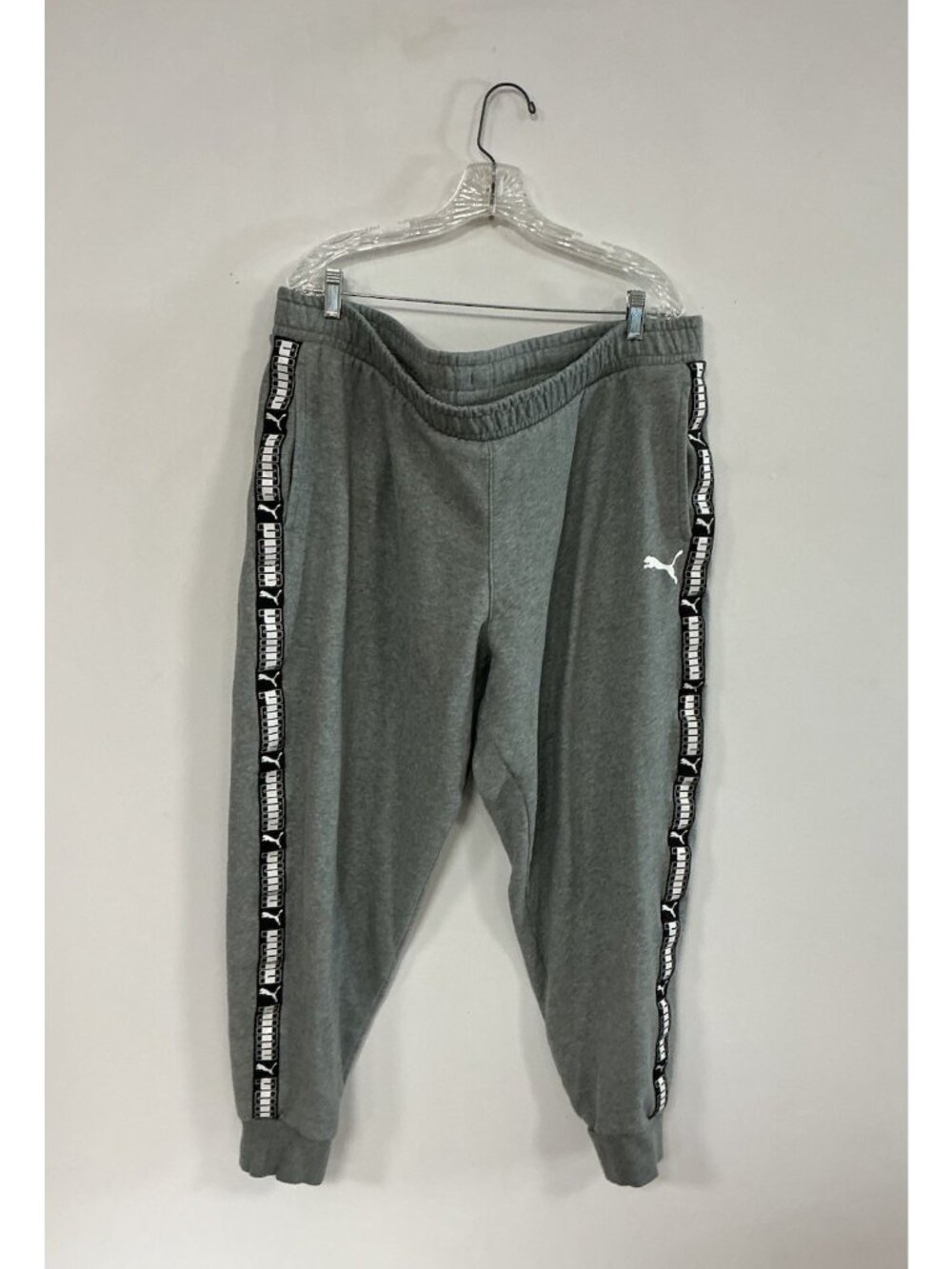 Puma Track Pants Gray Athletic Side Pockets Men’s 3XL